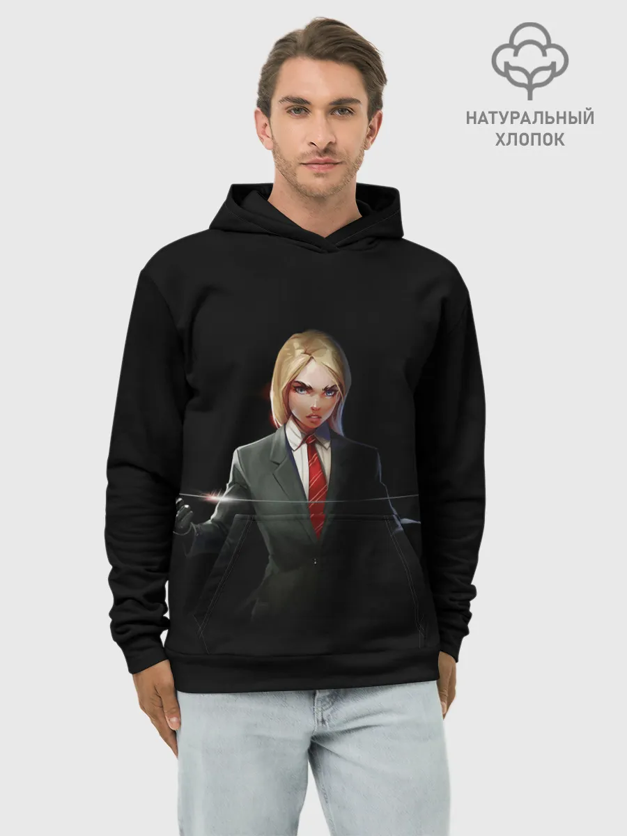 Худи мужской база хлопок / Hitwoman