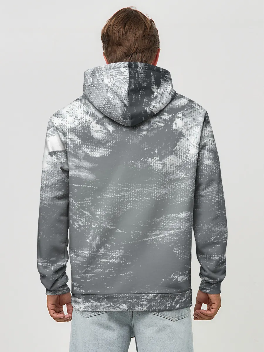 Худи мужской база хлопок / Крокодил и птичка Miam