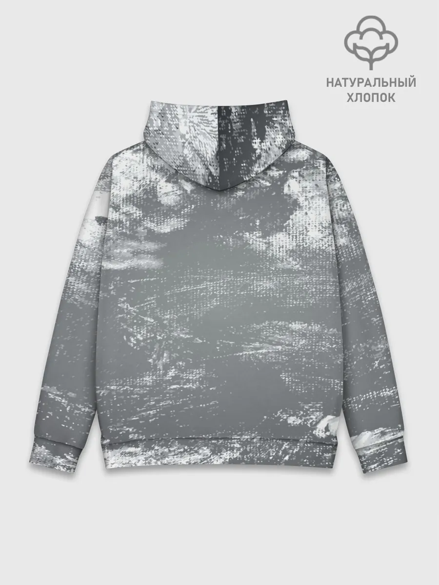 Худи мужской база хлопок / Крокодил и птичка Miam