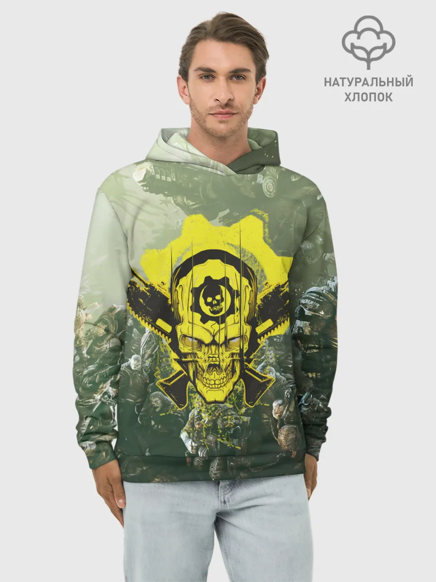 Худи мужской база хлопок / Орда Локустов