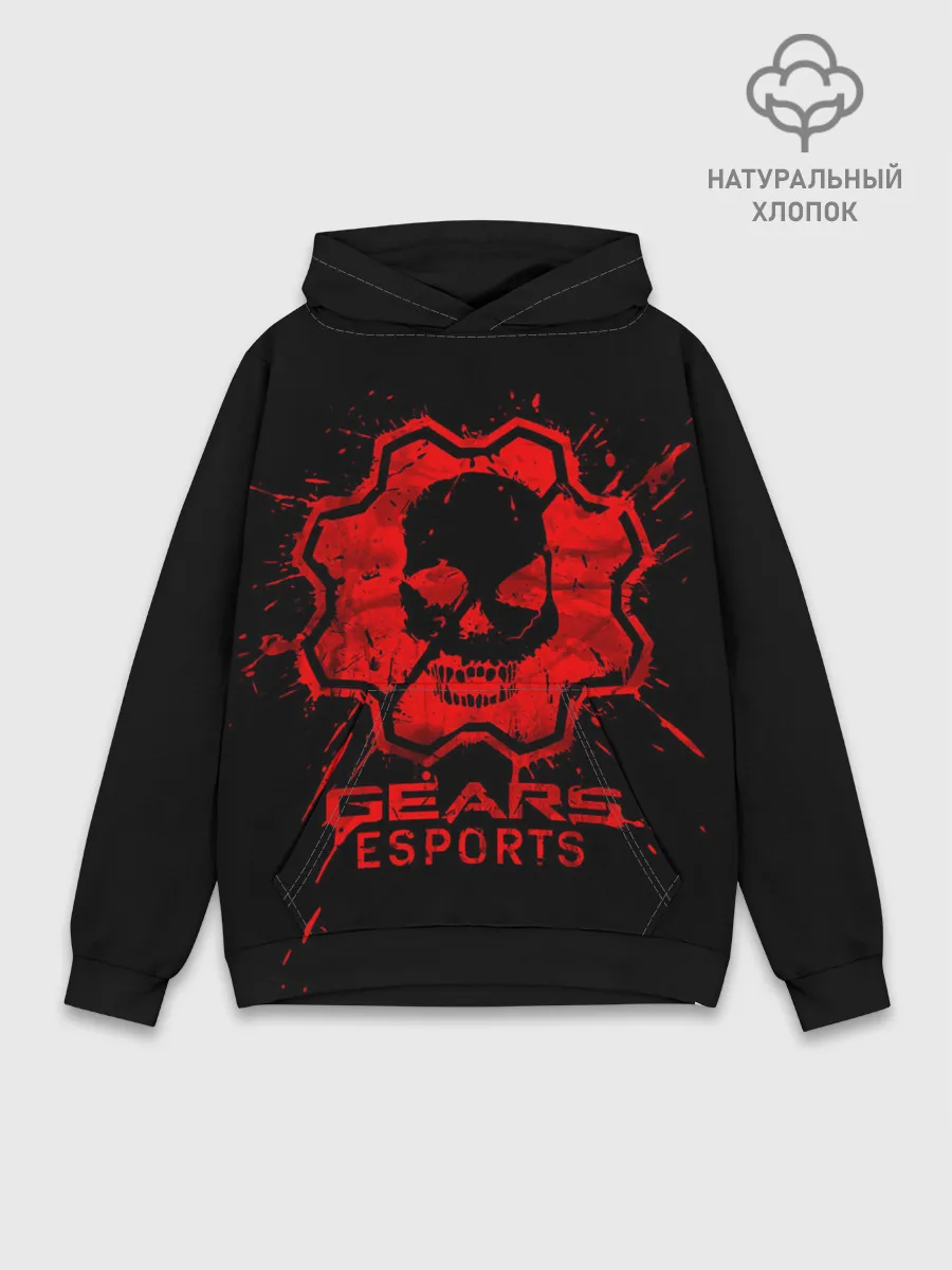 Худи мужской база хлопок / Gears esports