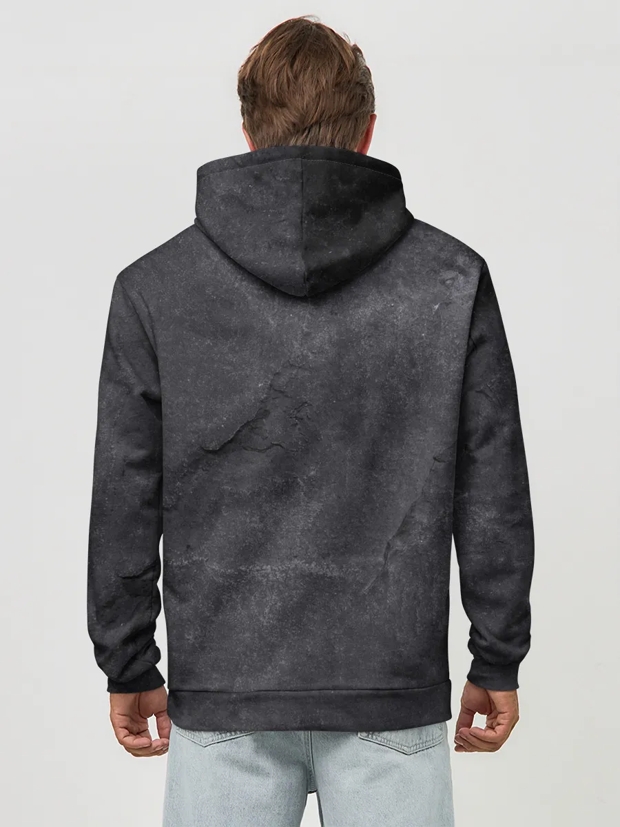 Худи мужской база хлопок / THE WITCHER КАМЕНЬ