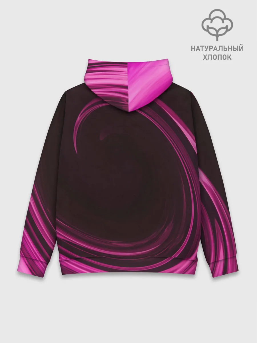 Худи мужской база хлопок / Чёрный клевер Аста с мечом