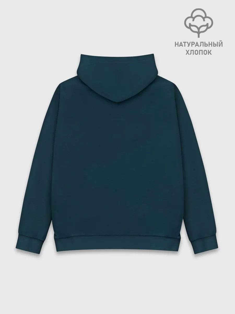 Худи мужской база хлопок / Чёрный клевер Аста книга магий