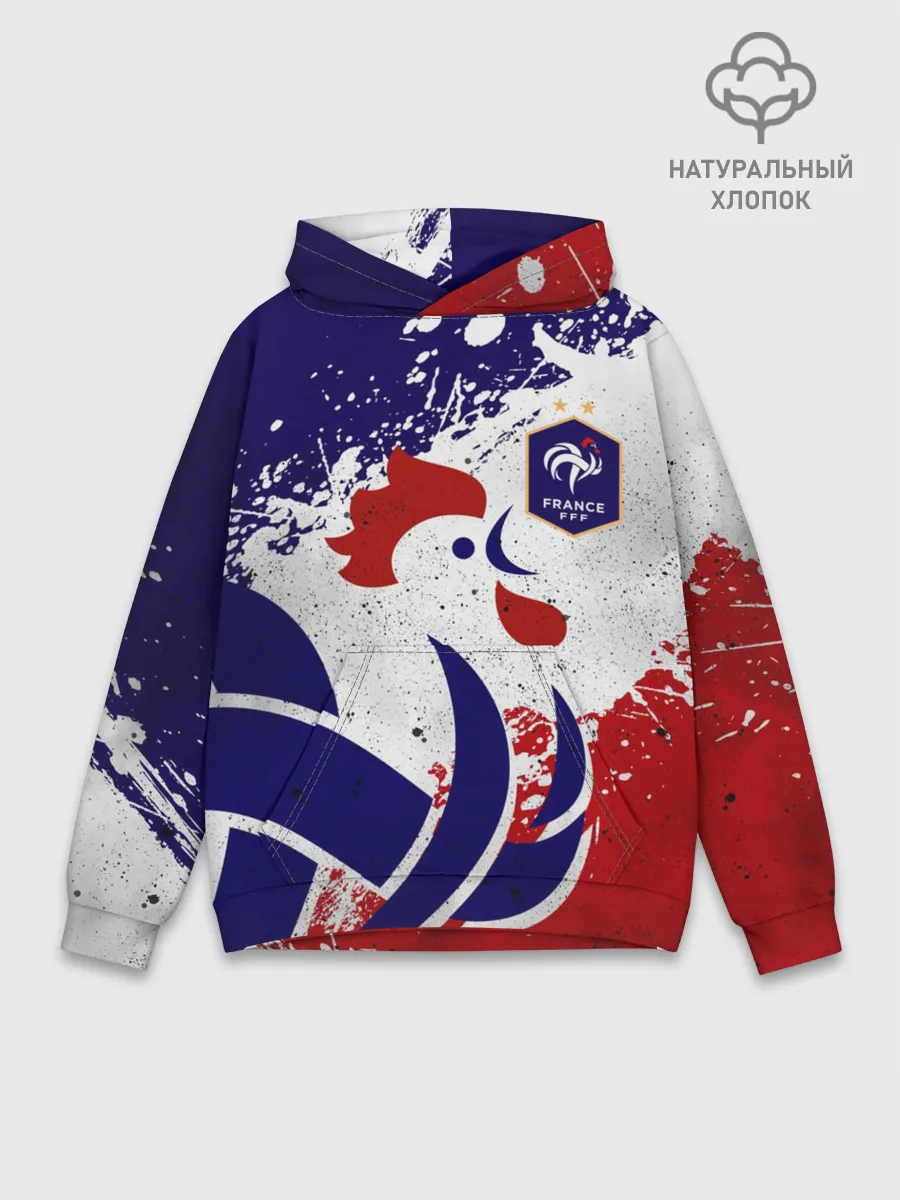 Худи мужской база хлопок / Сборная Франции