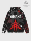 Худи мужской база хлопок / YAMAHA / ЯМАХА / МОТОСПОРТ