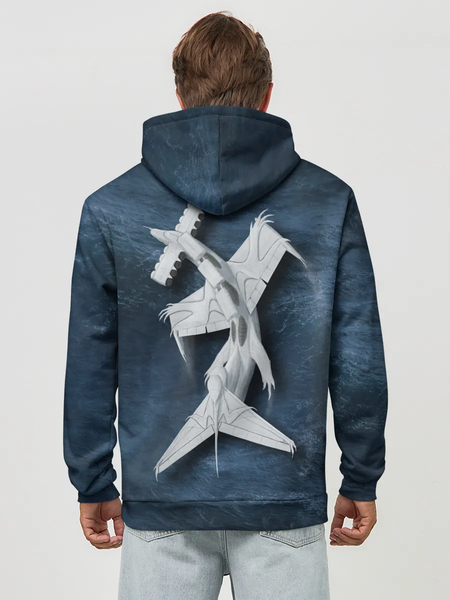 Худи мужской база хлопок / Каспийский монстр Лунь