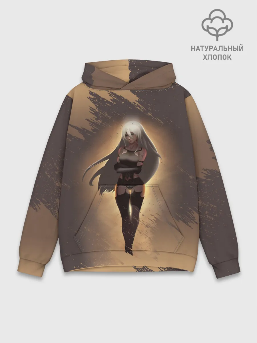 Худи мужской база хлопок / Type A No.2 | Nier Automata