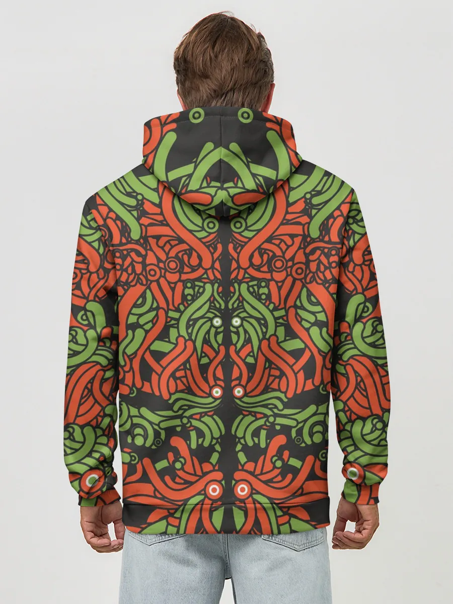 Худи мужской база хлопок / Щупальца пришельца