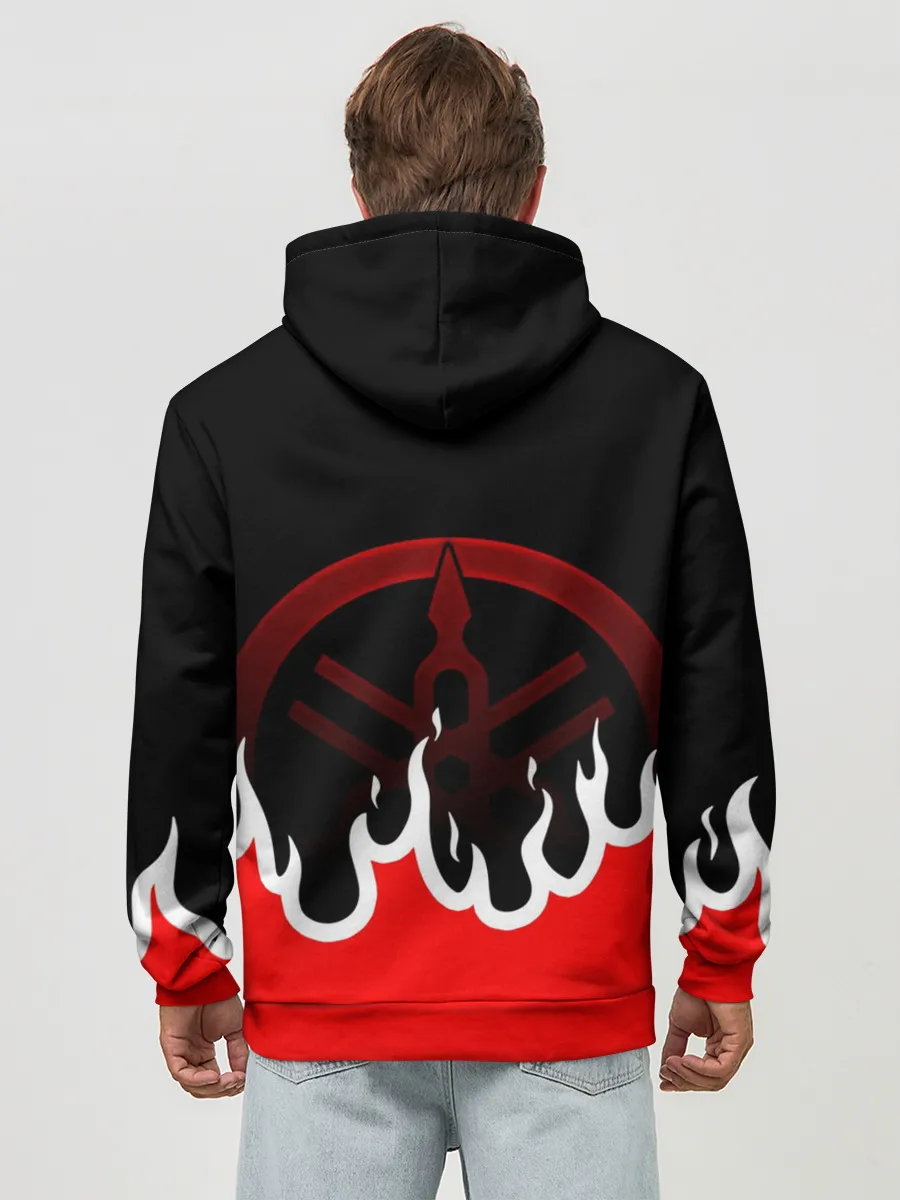 Худи мужской база хлопок / YAMAHA / ЯМАХА / МОТОСПОРТ