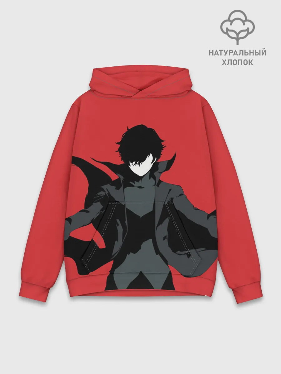 Худи мужской база хлопок / Чёрный Рэн