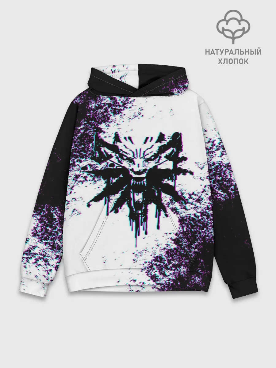 Худи мужской база хлопок / THE WITCHER GLITCH / ГЛИТЧ