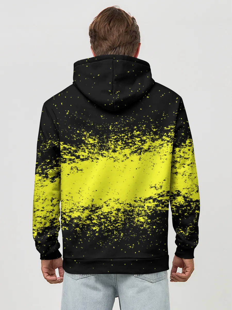 Худи мужской база хлопок / Neon Abyss