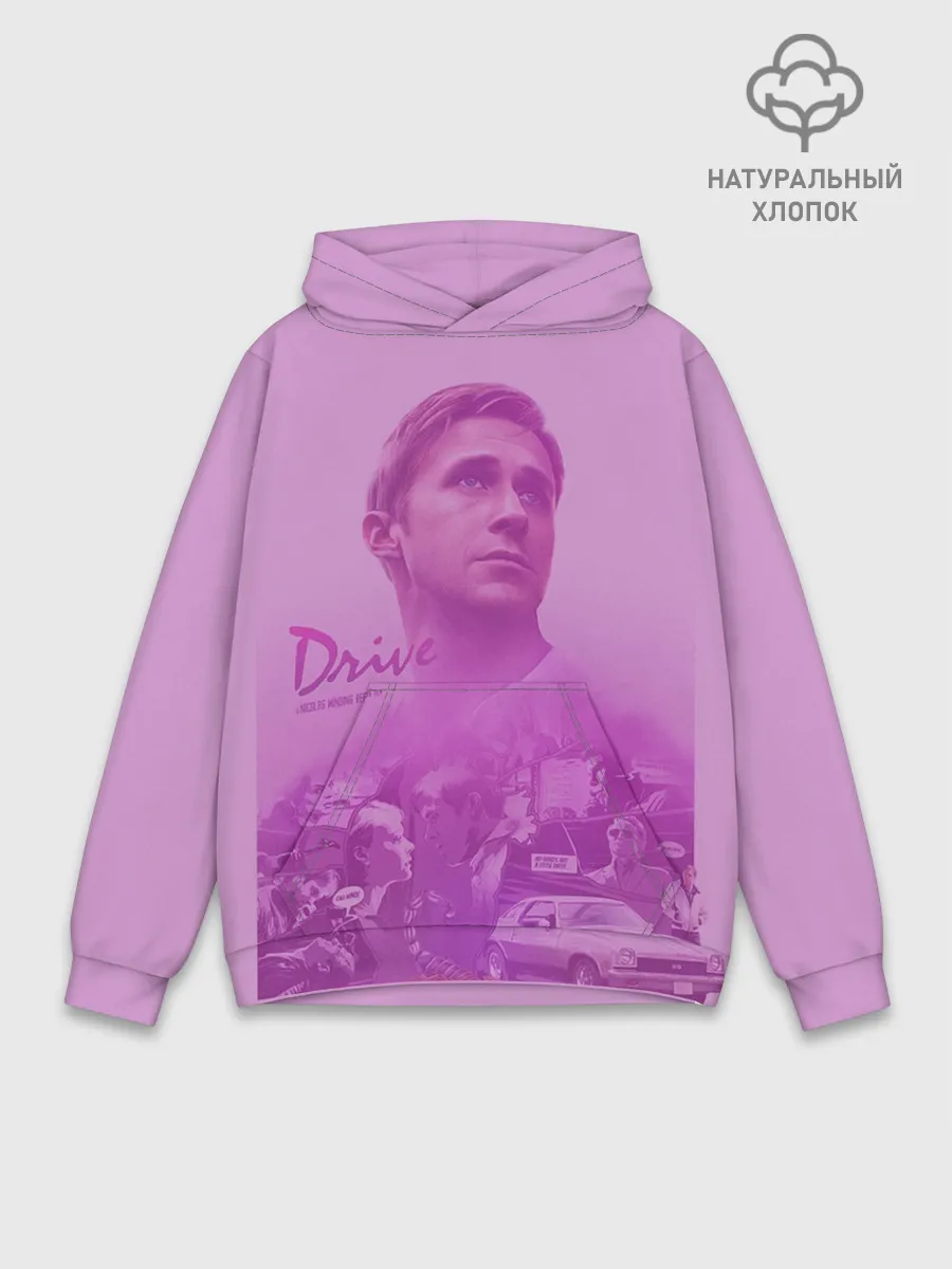 Худи мужской база хлопок / Drive