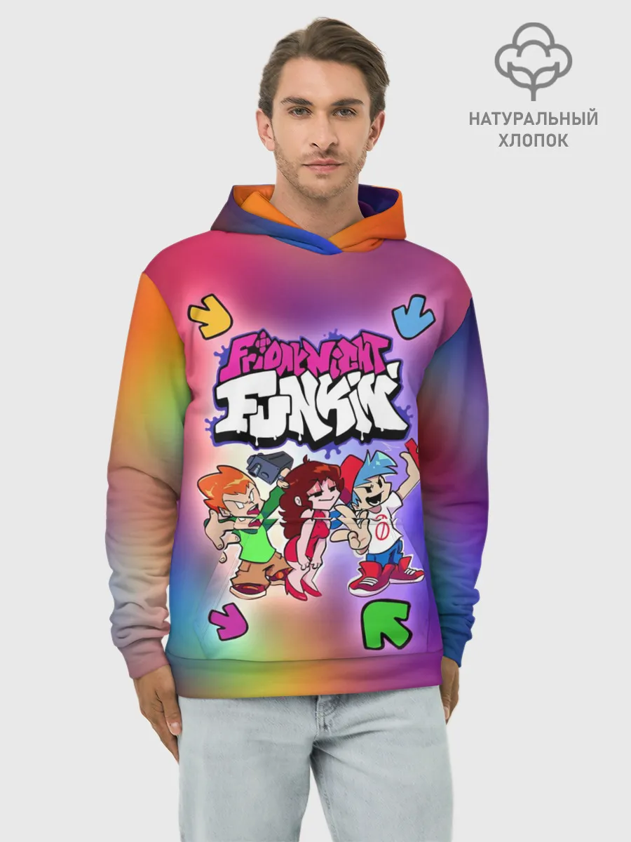 Худи мужской база хлопок / Friday Night Funkin