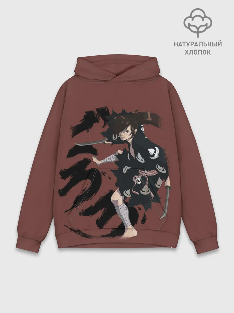 Худи мужской база хлопок / Хяккимару