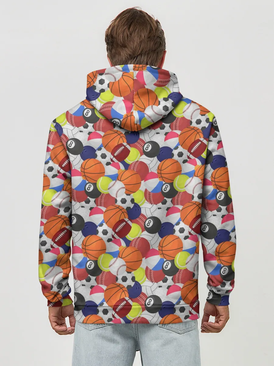 Худи мужской база хлопок / Спорт