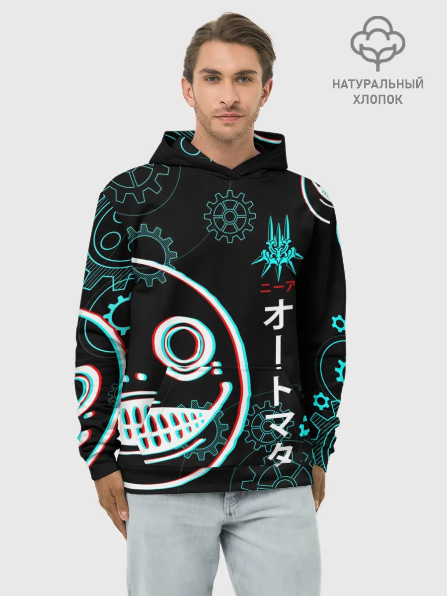 Худи мужской база хлопок / Nier: Automata