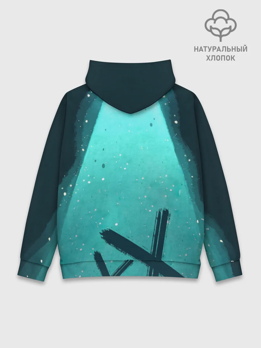 Худи мужской база хлопок / Fox Mulder and Dana Scully