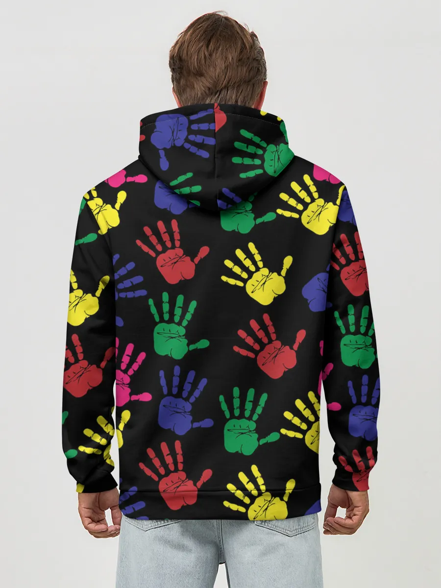 Худи мужской база хлопок / Dont touch / Не трогать