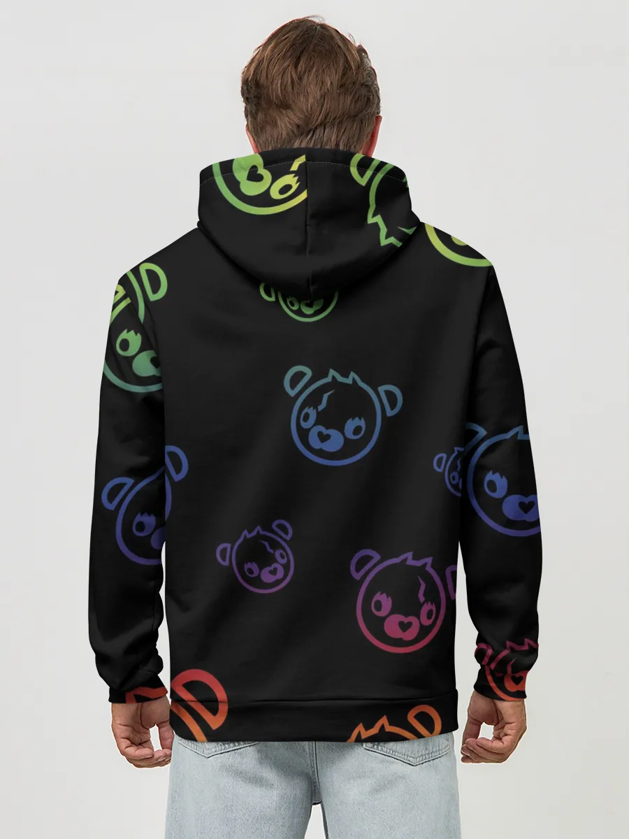 Худи мужской база хлопок / Colorful Bear