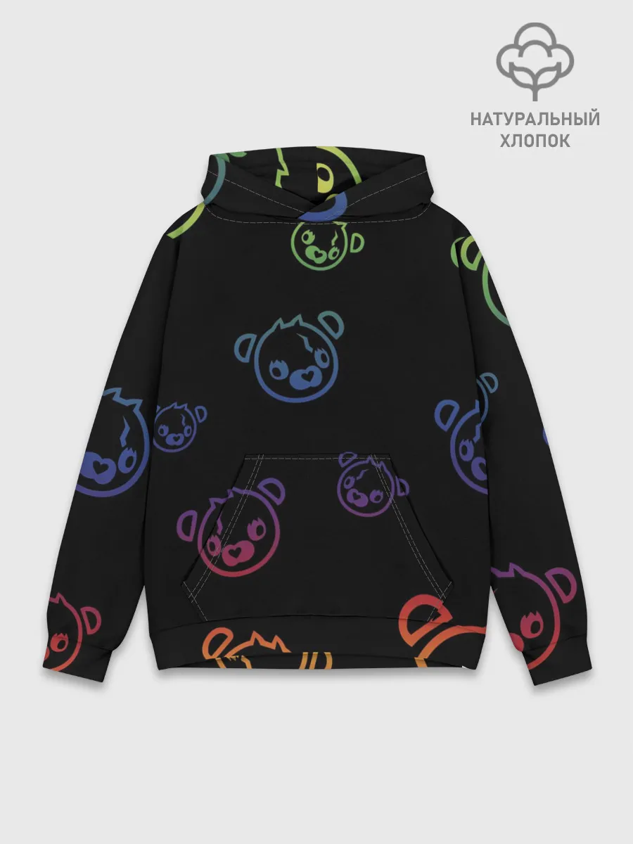 Худи мужской база хлопок / Colorful Bear