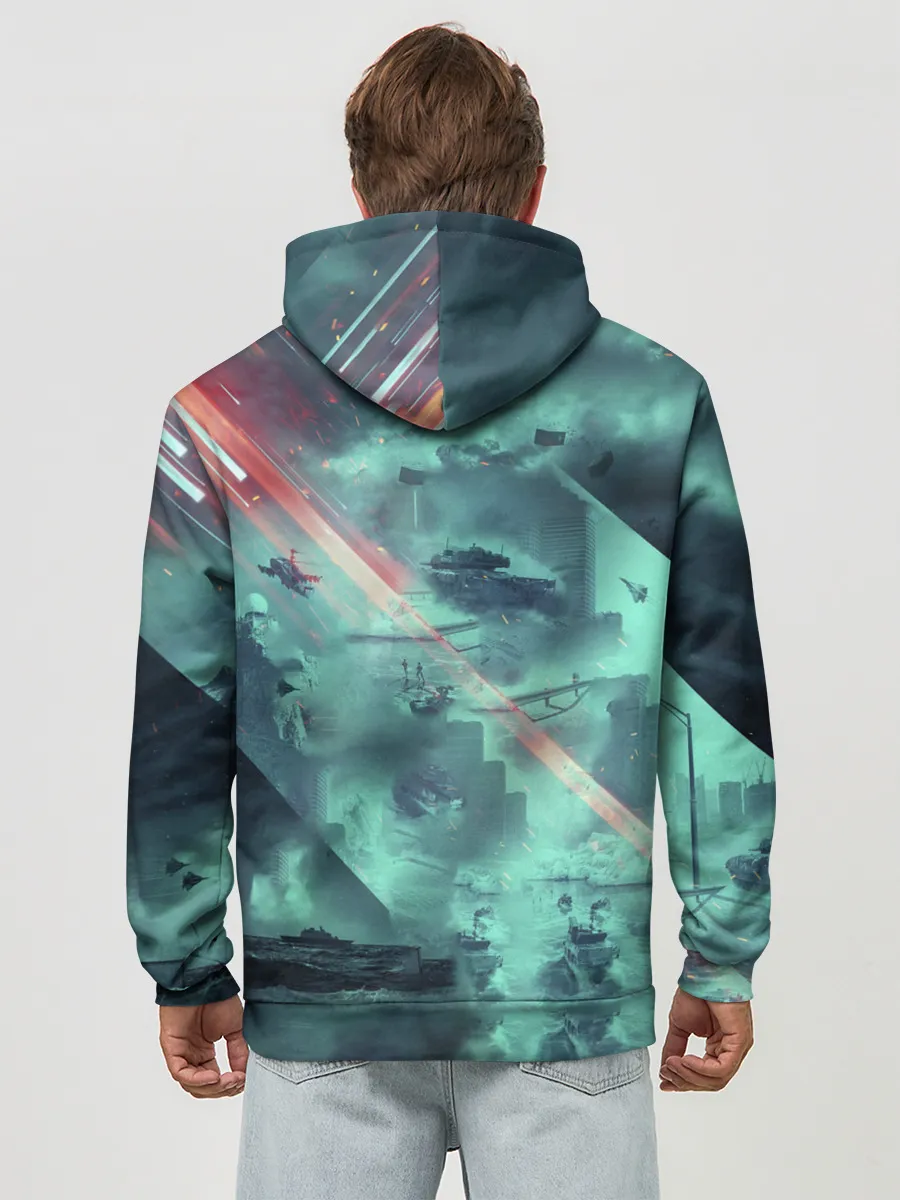 Худи мужской база хлопок / Баттлфилд 2042