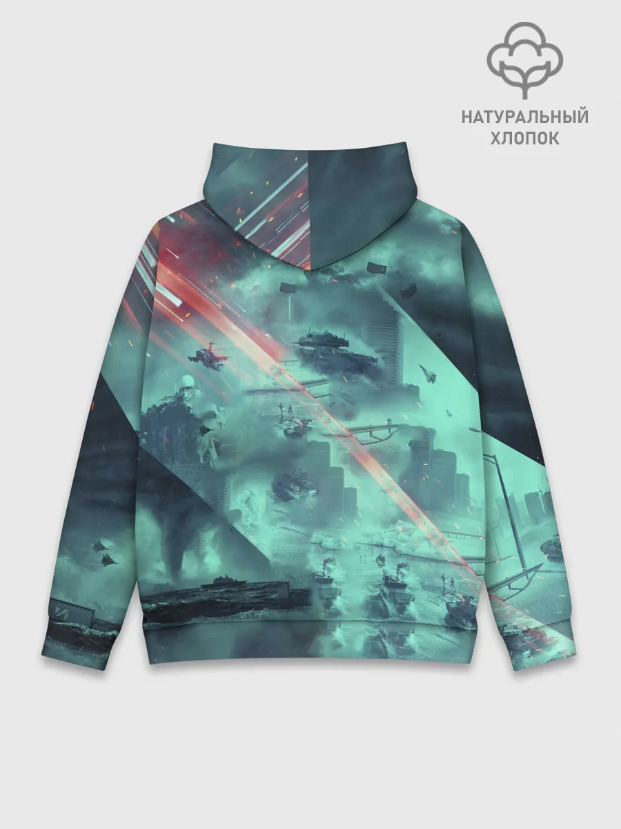 Худи мужской база хлопок / Баттлфилд 2042