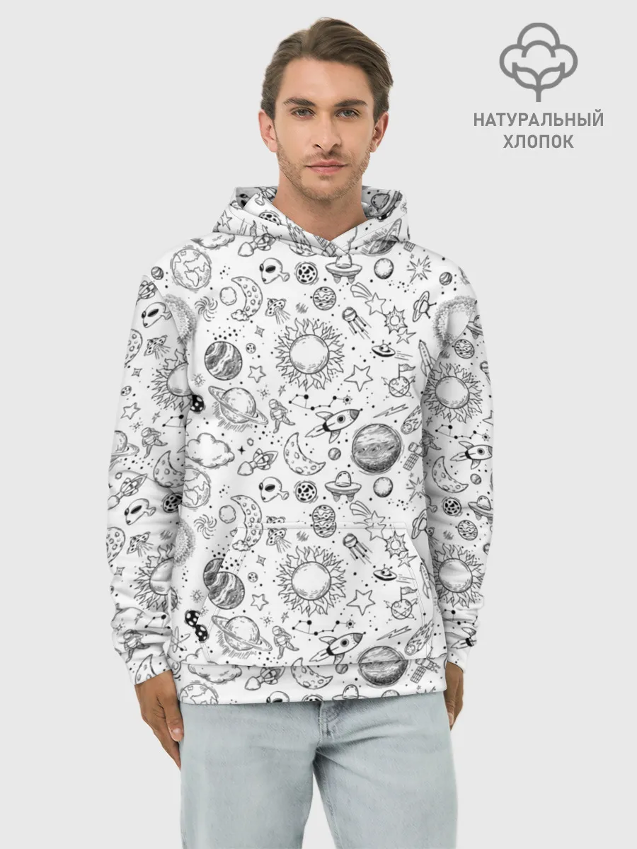 Худи мужской база хлопок / Space