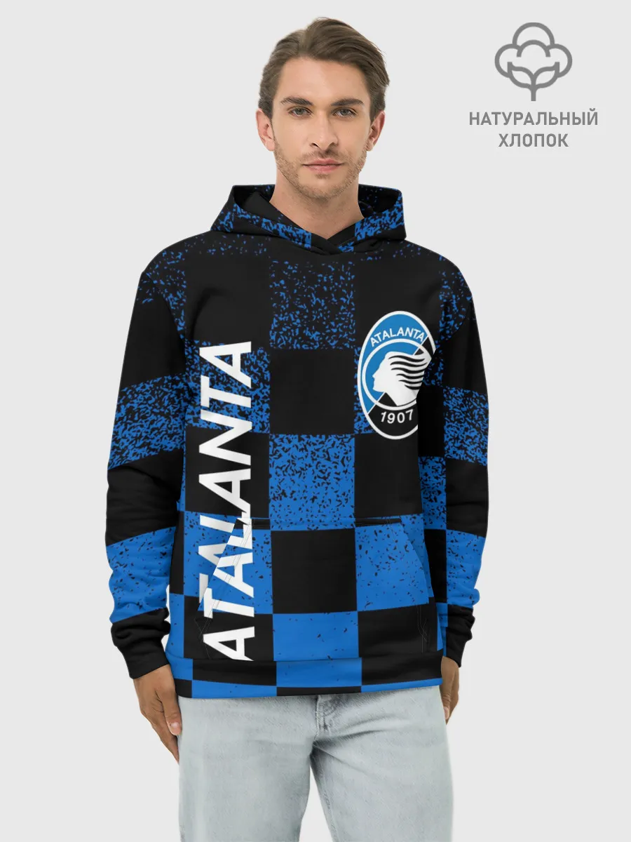Худи мужской база хлопок / FC ATALANTA / ФК АТАЛАНТА
