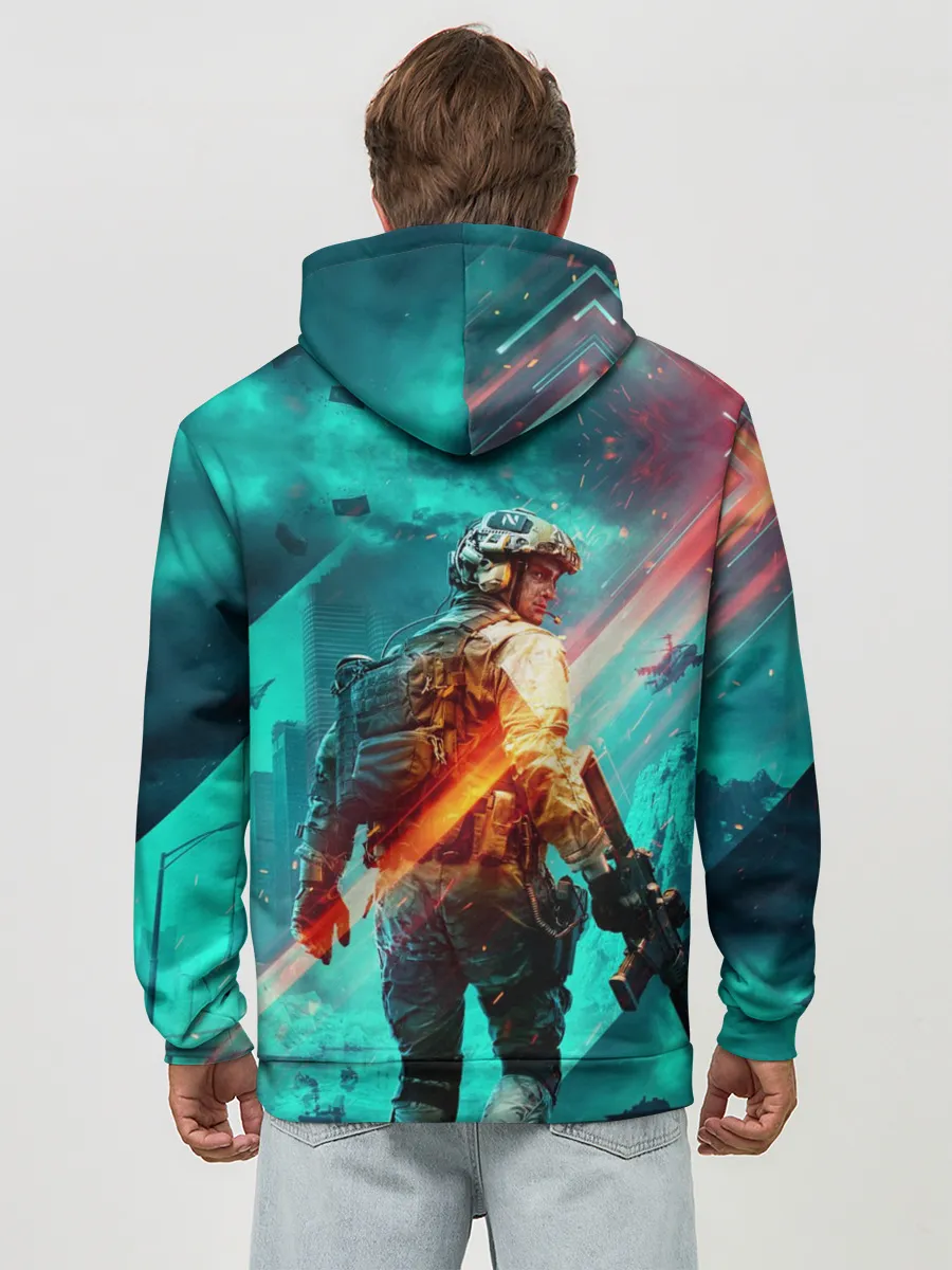 Худи мужской база хлопок / Battlefield 2042