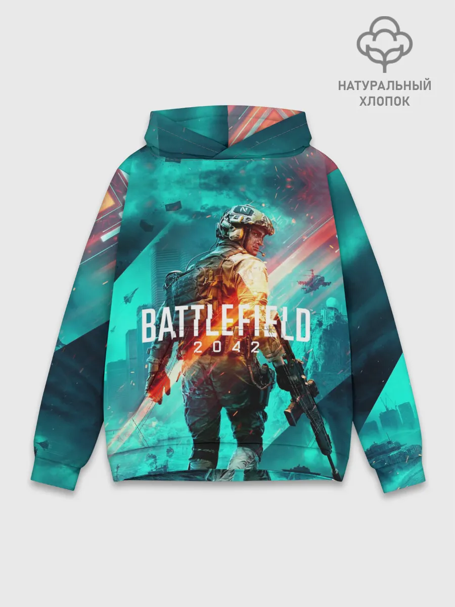 Худи мужской база хлопок / Battlefield 2042