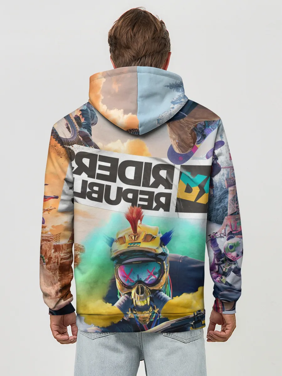 Худи мужской база хлопок / Riders Republic