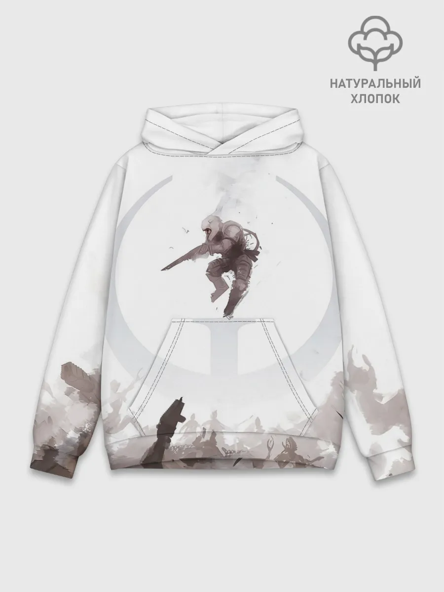 Худи мужской база хлопок / Quake War