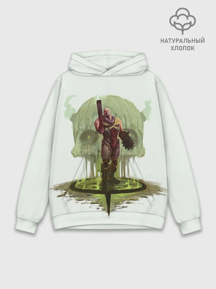 Худи мужской база хлопок / Quake Champions