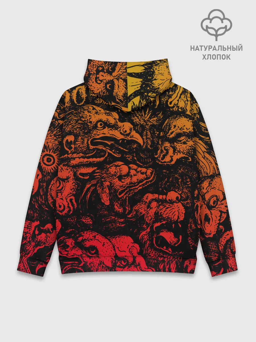 Худи мужской база хлопок / Grotesque animals