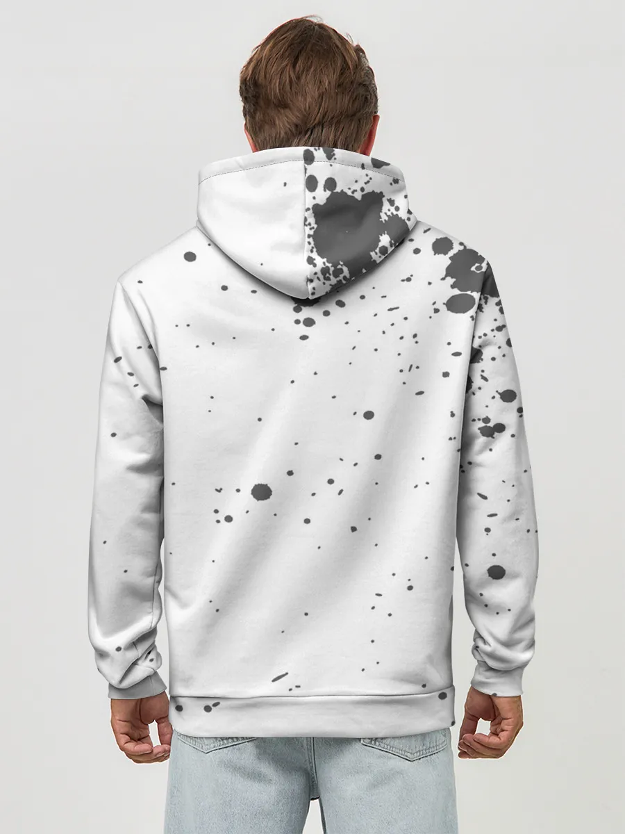 Худи мужской база хлопок / Черный Аста | Чёрный клевер