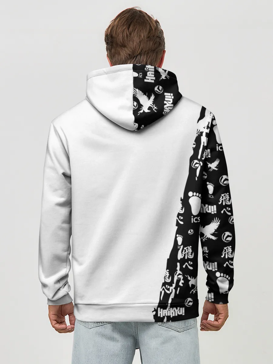 Худи мужской база хлопок / Юу Нишиноя ВОЛЕЙБОЛ!!