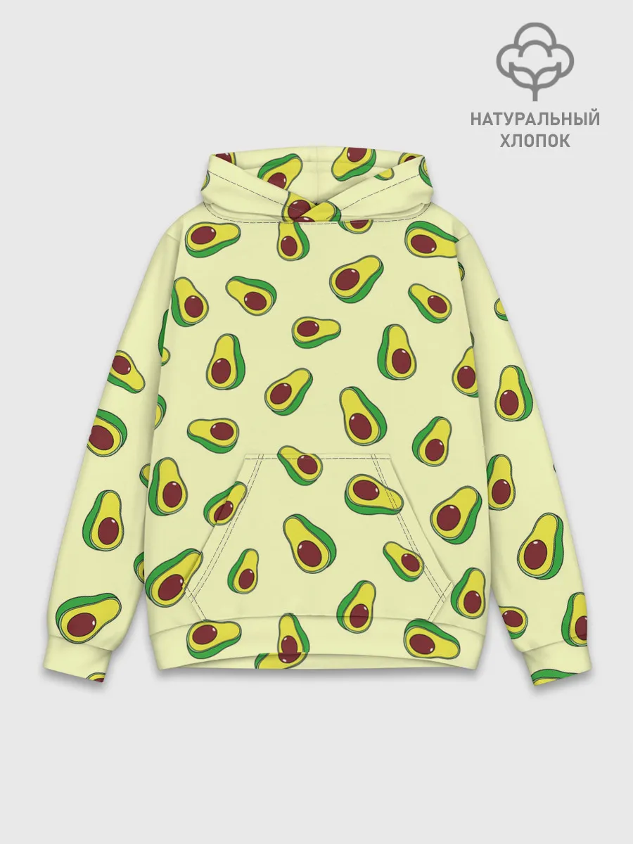 Худи мужской база хлопок / Авокадо / Avocado