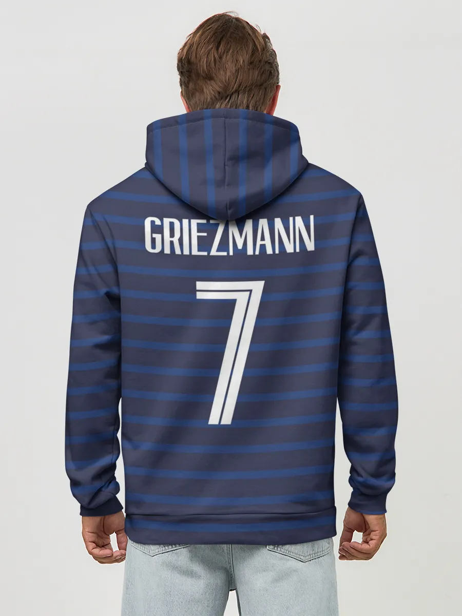 Худи мужской база хлопок / Гризманн в стиле формы Франции