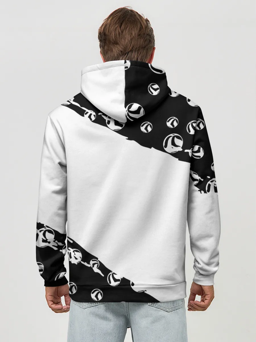 Худи мужской база хлопок / ВОЛЕЙБОЛ!! семь персонажей