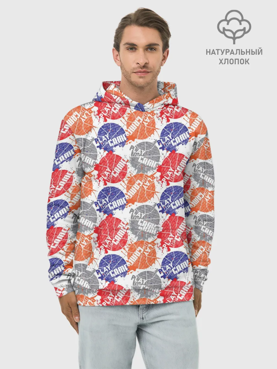 Худи мужской база хлопок / PLAY GAME