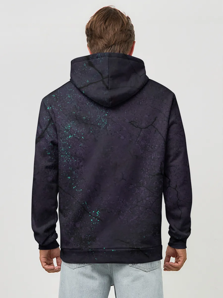 Худи мужской база хлопок / Пиратский знак