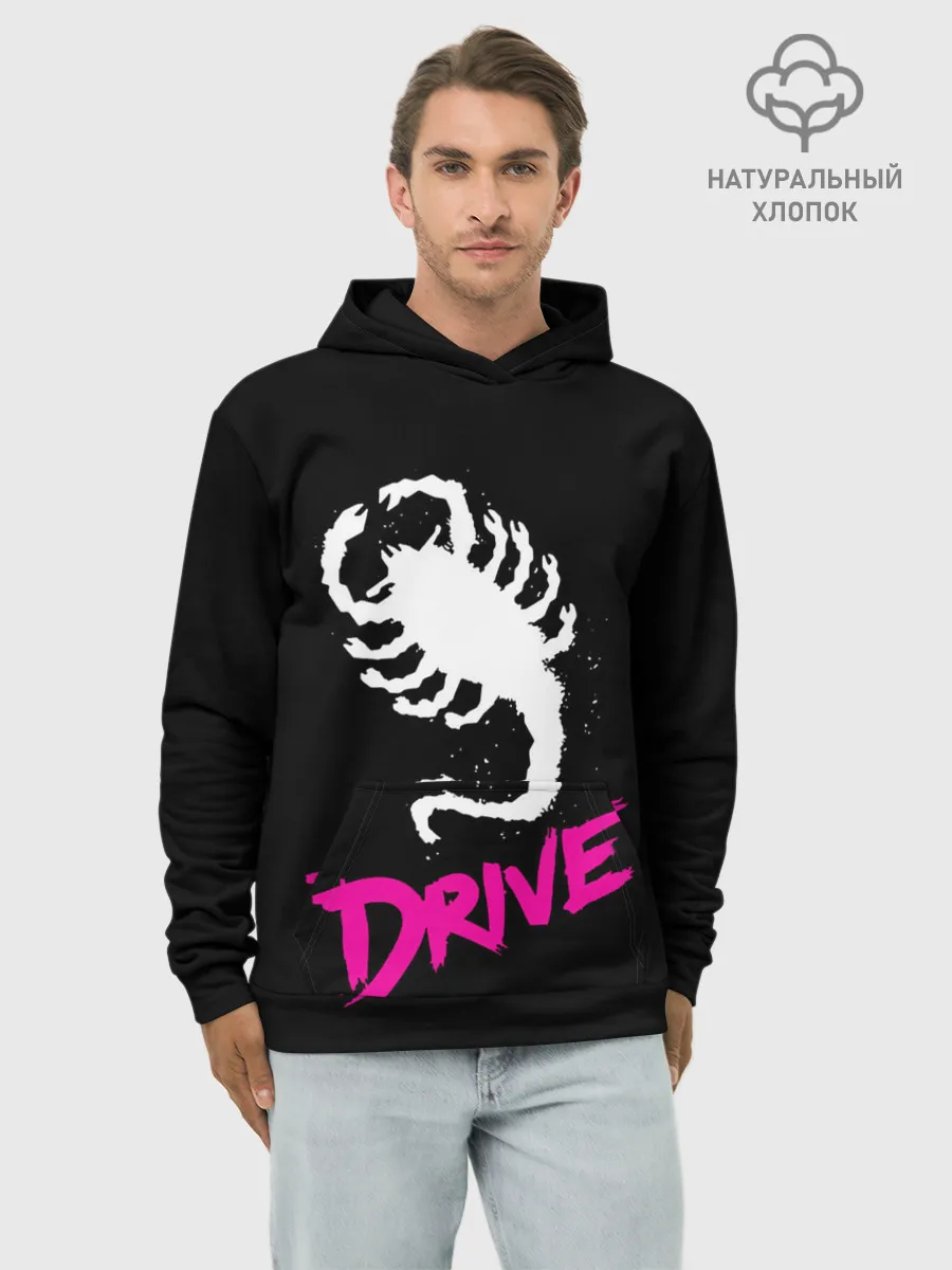 Худи мужской база хлопок / Драйв / Drive