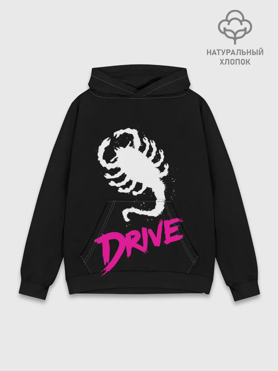 Худи мужской база хлопок / Драйв / Drive