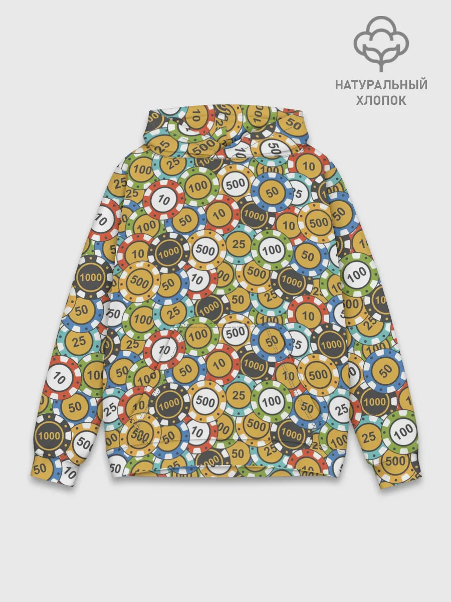 Худи мужской база хлопок / Покерные Фишки