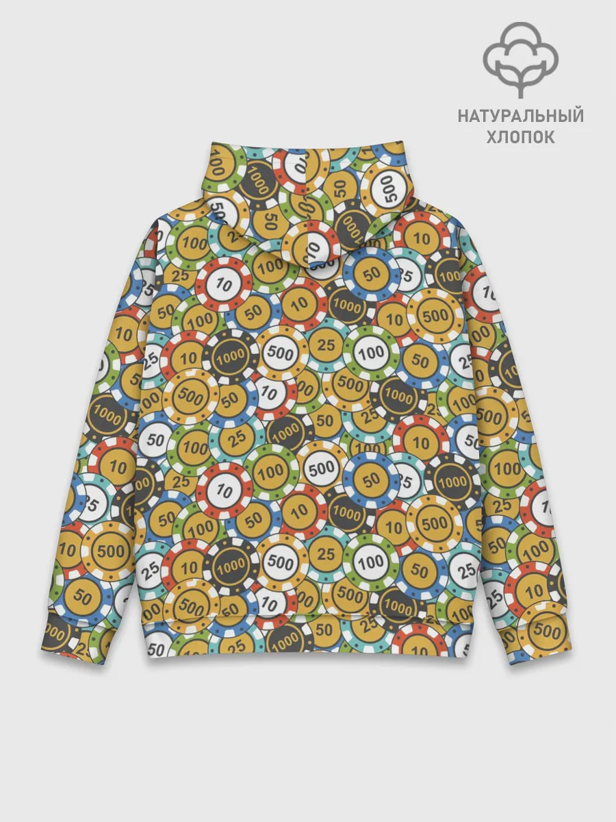 Худи мужской база хлопок / Покерные Фишки