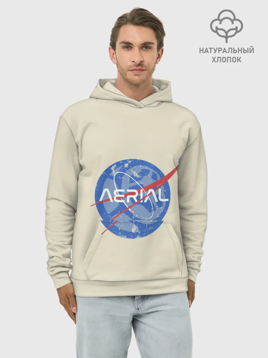 Худи мужской база хлопок / Nasa x Rocket league