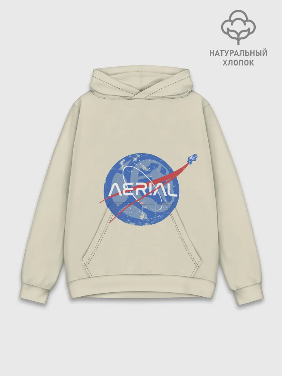 Худи мужской база хлопок / Nasa x Rocket league