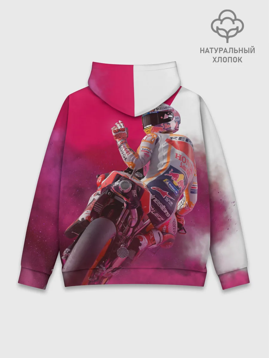 Худи мужской база хлопок / Парень На Мотоцикле